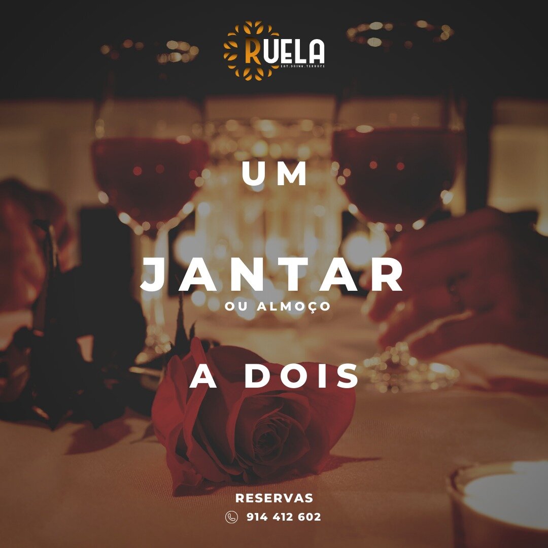 Um almo&ccedil;o a 2 no @ruela.eat.drink.terrace 
Aproveita.
​
​
V&ecirc; mais em: 
https://www.bragabynight.com/espacos/ruela-eat-drink-terrace
​
​
#BragaByNight #BBN