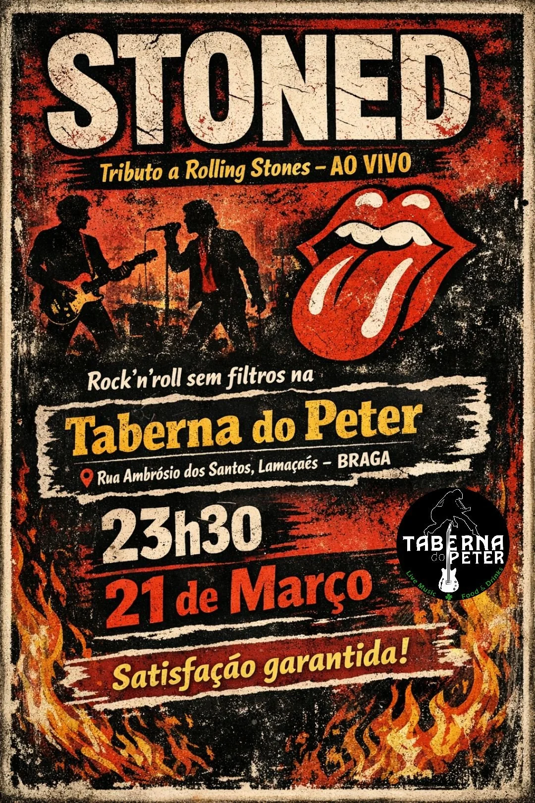 Stoned - Rolling Stones tribute band @ Taberna do Peter