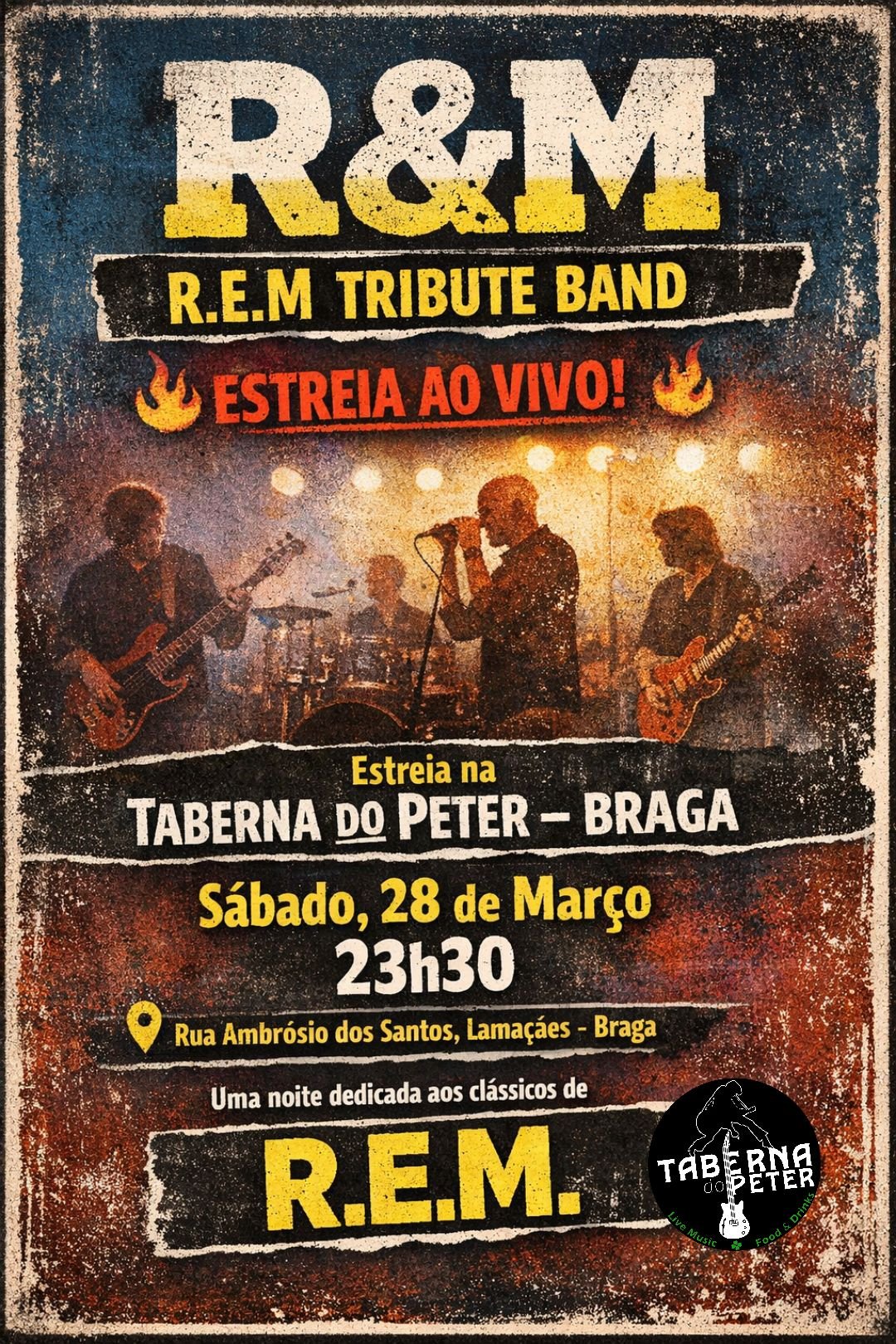 R&amp;M - tributo R.E.M. @ Taberna do Peter