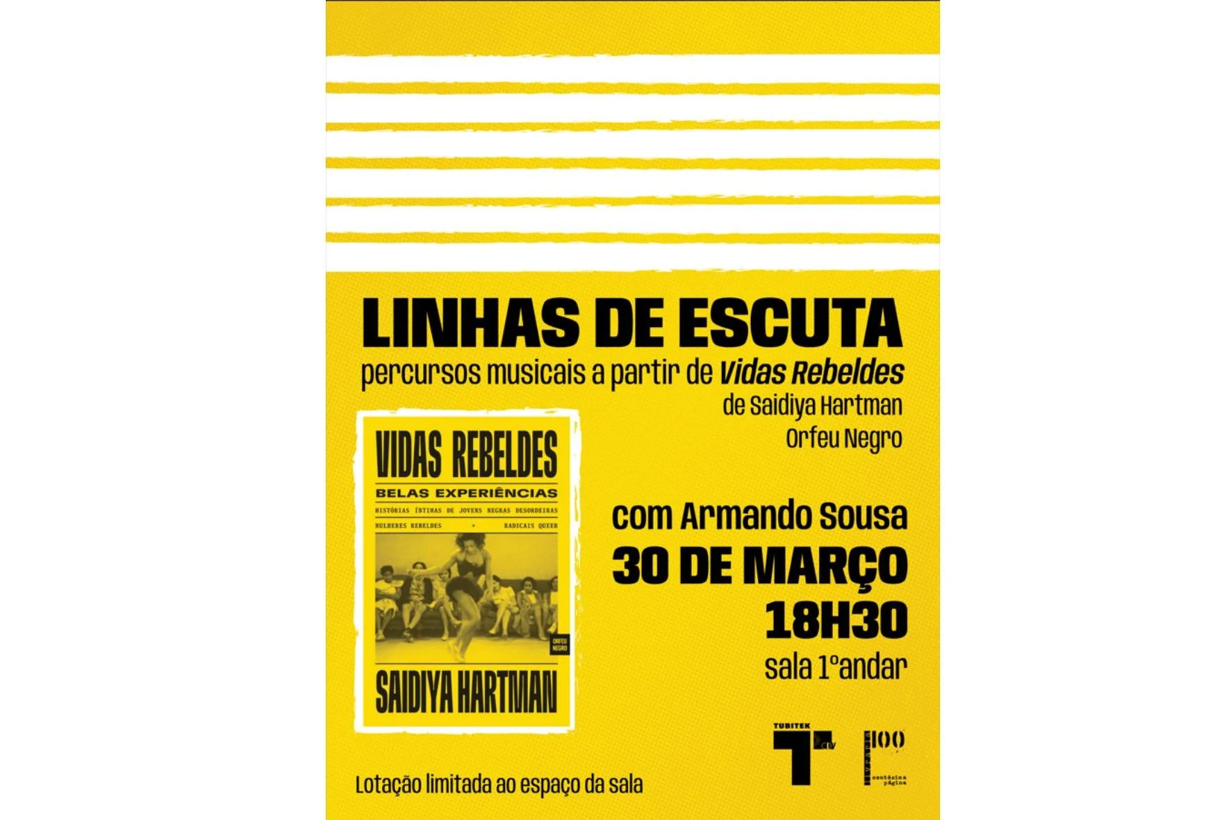 Linhas de escuta @ Livraria Centésima Página