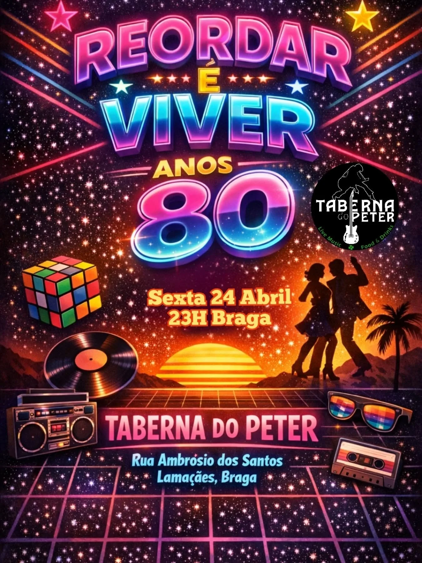 Recordar é viver - Anos 80’S @ Taberna do Peter