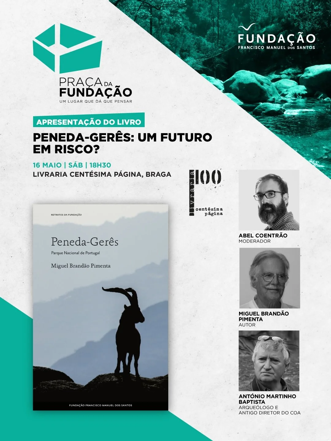 Apresentação do livro Peneda-Gerês, Parque Nacional de Portugal @ Livraria Centésima Página