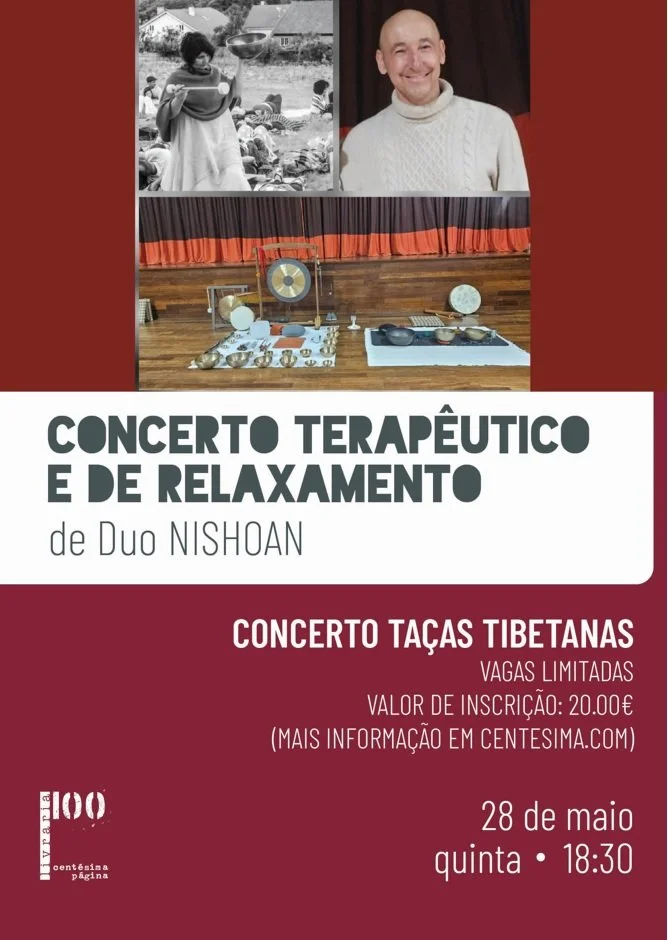 Concerto terapêutico e de relaxamento @ Livraria Centésima Página