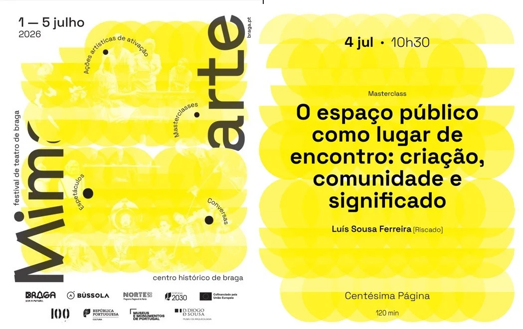 O espaço público como lugar de encontro: criação, comunidade e significado @ Livraria Centésima Página