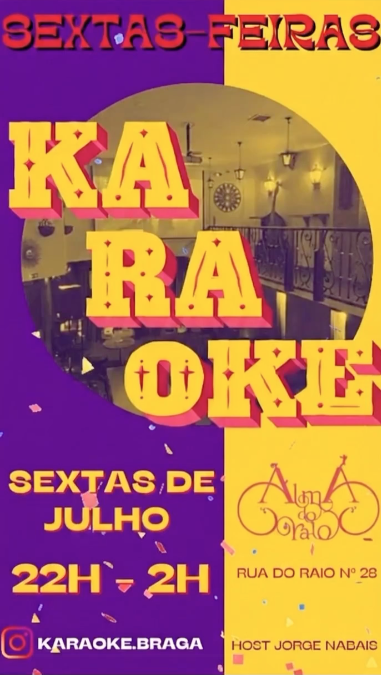 Noite de Karaoke @ Alma do Raio