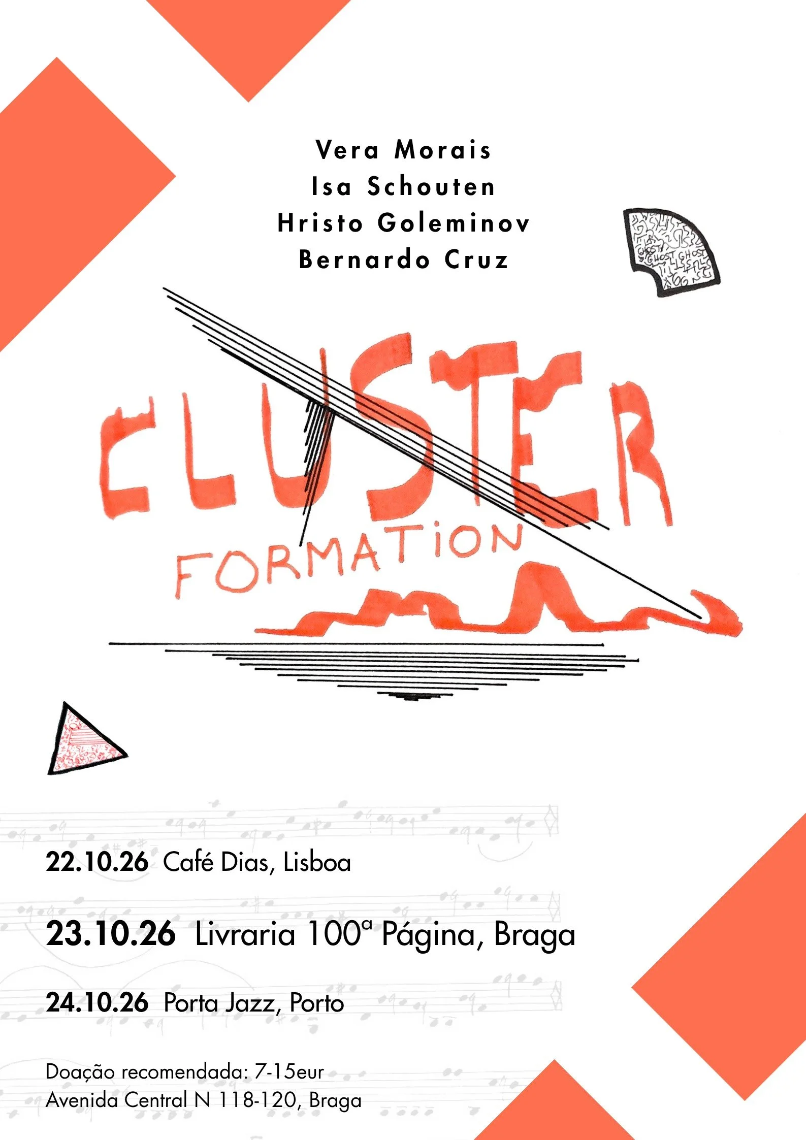 Cluster Formation | Mini-concerto @ Livraria Centésima Página