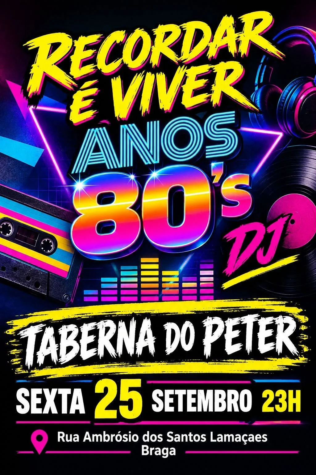 Recordar é Viver – Anos 80’s | DJ @ Taberna do Peter