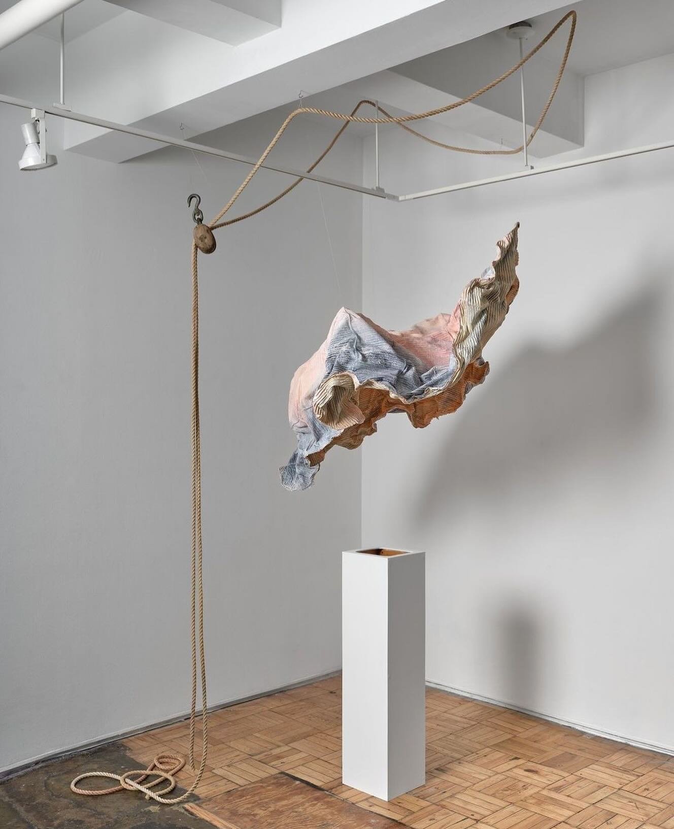 Just a few days left! Many thanks to curator Nicole Kaack for these beautiful words about the piece and to the awesome team at A.I.R. @camachohyphenlight @elizabeth.wiet @ddddeathmetal 
💎💎💎
Posted @withregram &bull; @airgallery There are only a fe