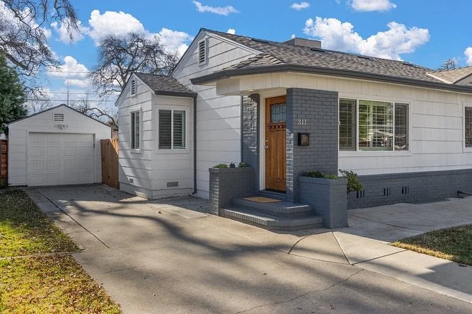 Welcome to 311 11th St. in West Sac! This home is tucked away on a peaceful, tree-lined street and includes a 2- bedroom, 1-bath home with an open concept design that has beautifully updated with a modern kitchen and bath. Behind the detached garage,