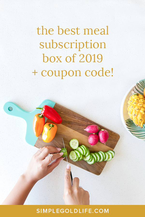 If you're looking to lead a simple and healthier life, try Blue Apron Meal Subscription box, the best Meal Delivery Service of 2019! It will give you back time and help you fall in love with cooking and taking care of yourself! #mealdelivery #mealsubscriptionbox #mealkitservice