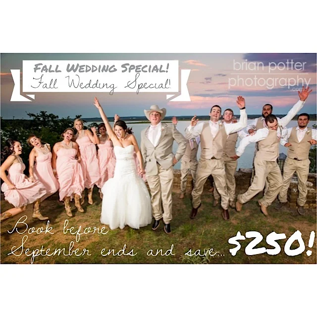 Fall Wedding Special!