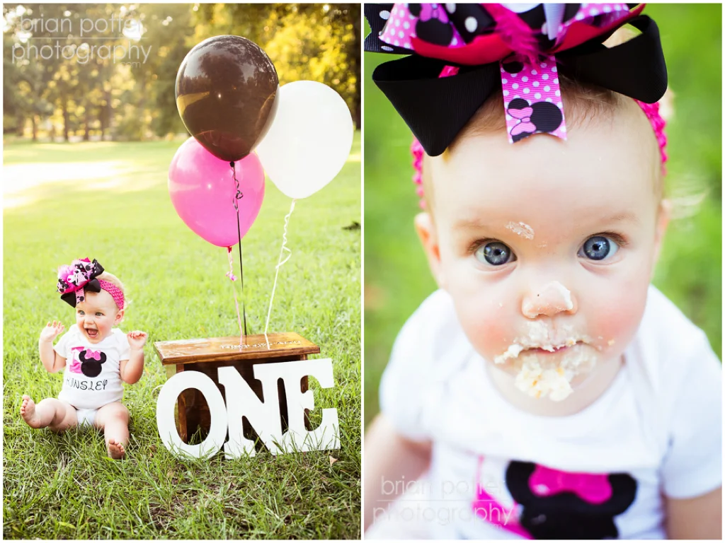Kinsley's 1 Year Pictures!
