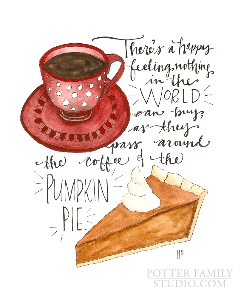 Coffee and Pumpkin Pie
