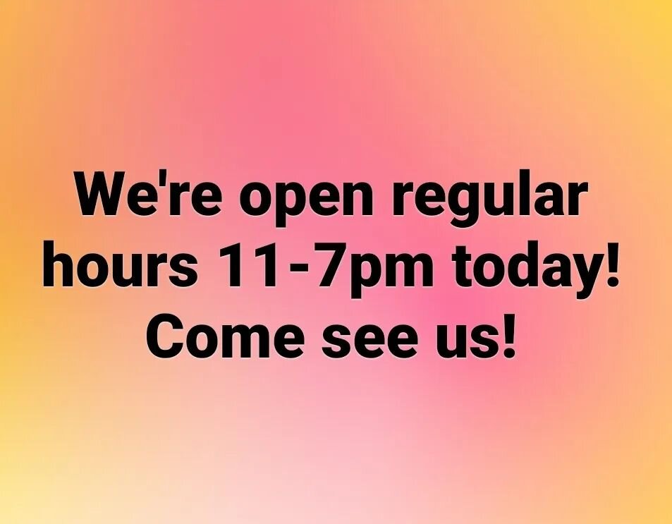Open regular hours today!! Come pick up some yummy food on the 4th!! 

#holidayhours #4thofjuly #veganessentials #veganrestaurants #cooperyoung