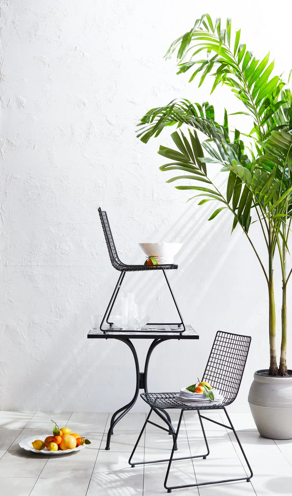 Adam Krauth Photo - Commercial Photography - Boston, MA - Still life - Interior photography. A scene of outdoor table and chairs. HomeGoods