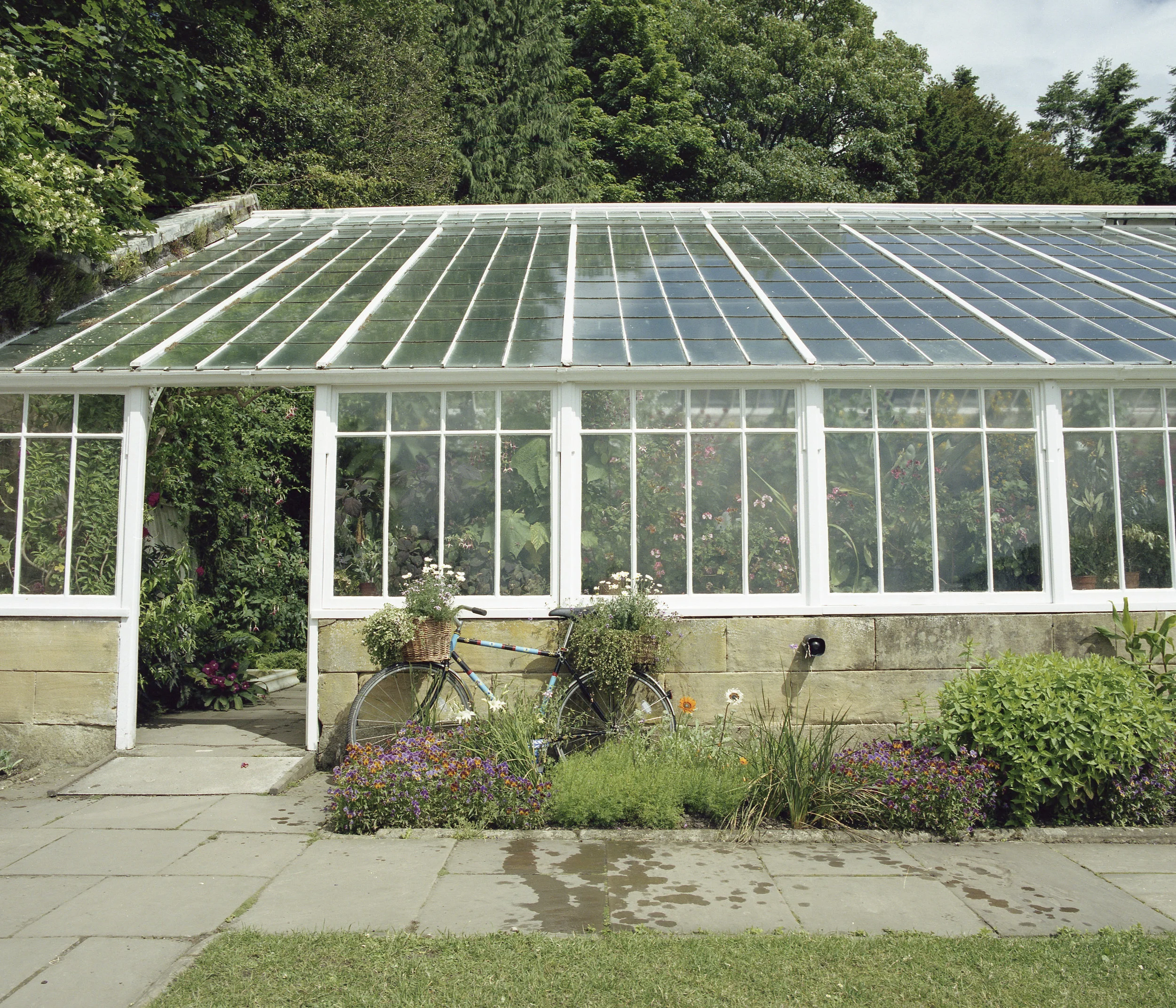 Greenhouse exterior. I wish I could insert that 'hallelujah' emoji here.