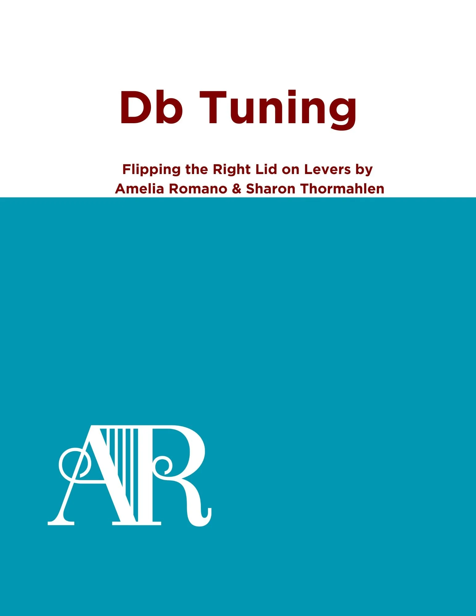Lever Exercise Eb Tuning - Flipping the Right Lid on Levers (descending)