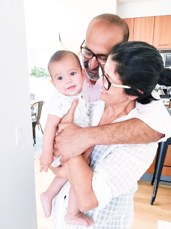 My gorgeous parents & a baby Bodie. 