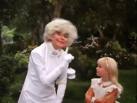 Carol Channing GIF - White Queen Jam Tomorrow - Alice in Wonderland