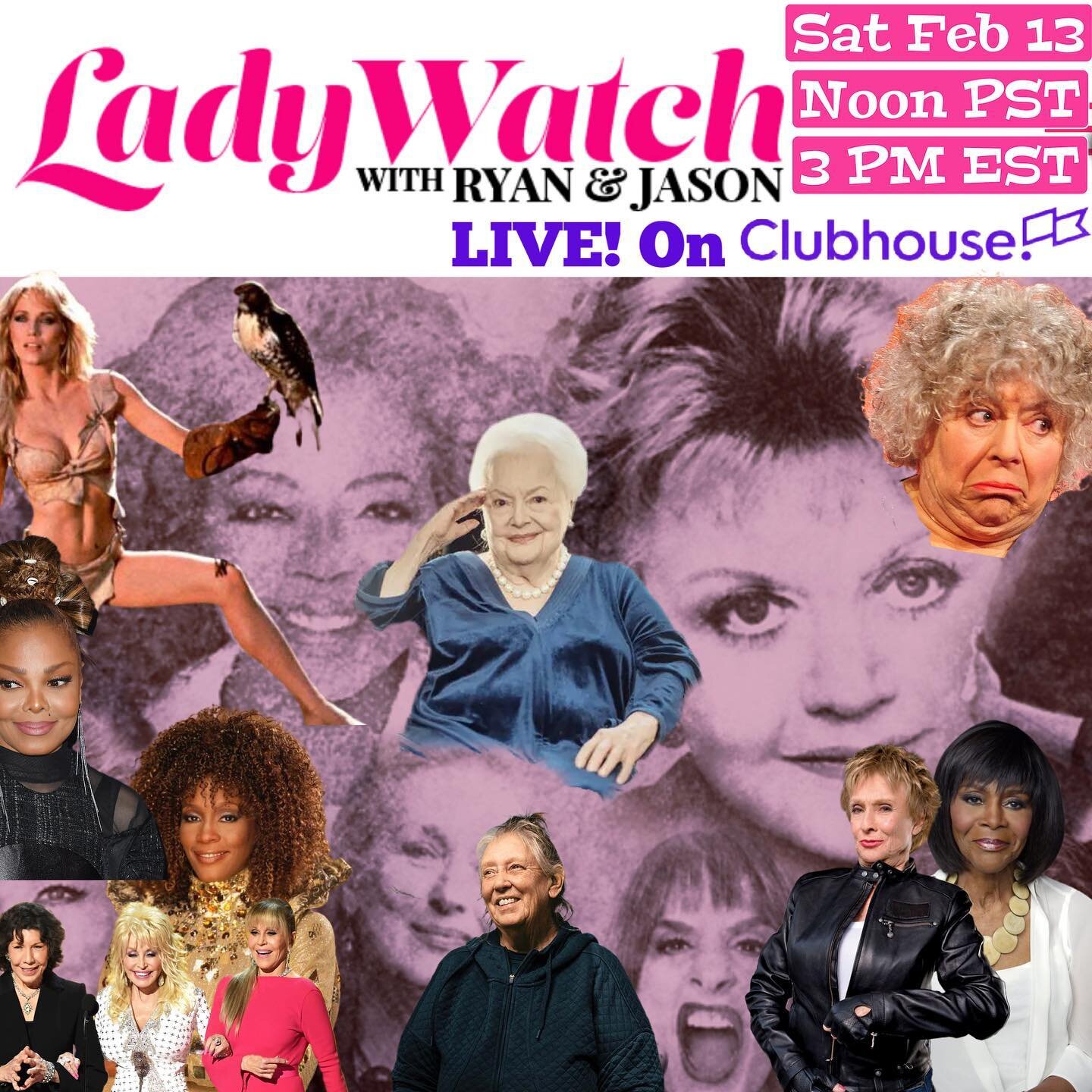 LadyWatchers! We&rsquo;re trying an experiment tomorrow! Are you on Clubhouse? We&rsquo;re going LIVE tomorrow (Saturday) at Noon PST/ 3 PM EST to talk about ALL the current LadyEvents. Add Ryan &amp; Jason (@ryanoconnor &amp; @jasonpowell98) to@foll