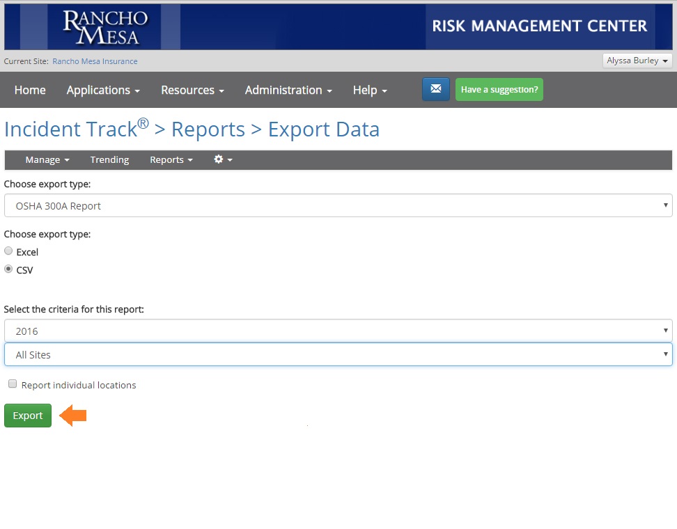 Injury Tracking Application (ITA)  Occupational Safety and Health