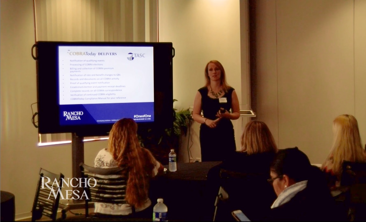 Barbara Ciudad presenting at the workshop.