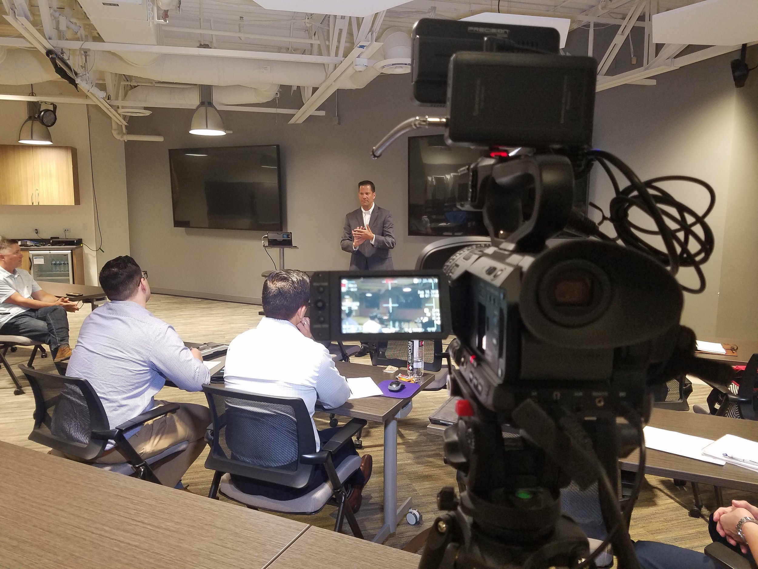 Daniel Frazee speaking at ICW event