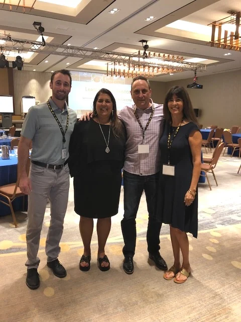 Drew Garcia, a women, Dave Garcia and Margaret Hartmann