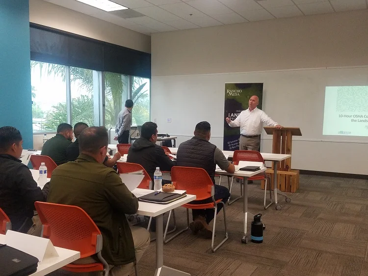 Picture of Steve and Art teaching.