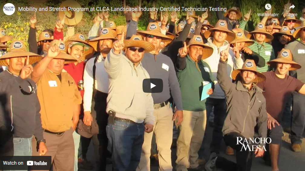 CLCA Utilizes Mobility &amp; Stretch Program at Landscape Industry Certified Technician Testing