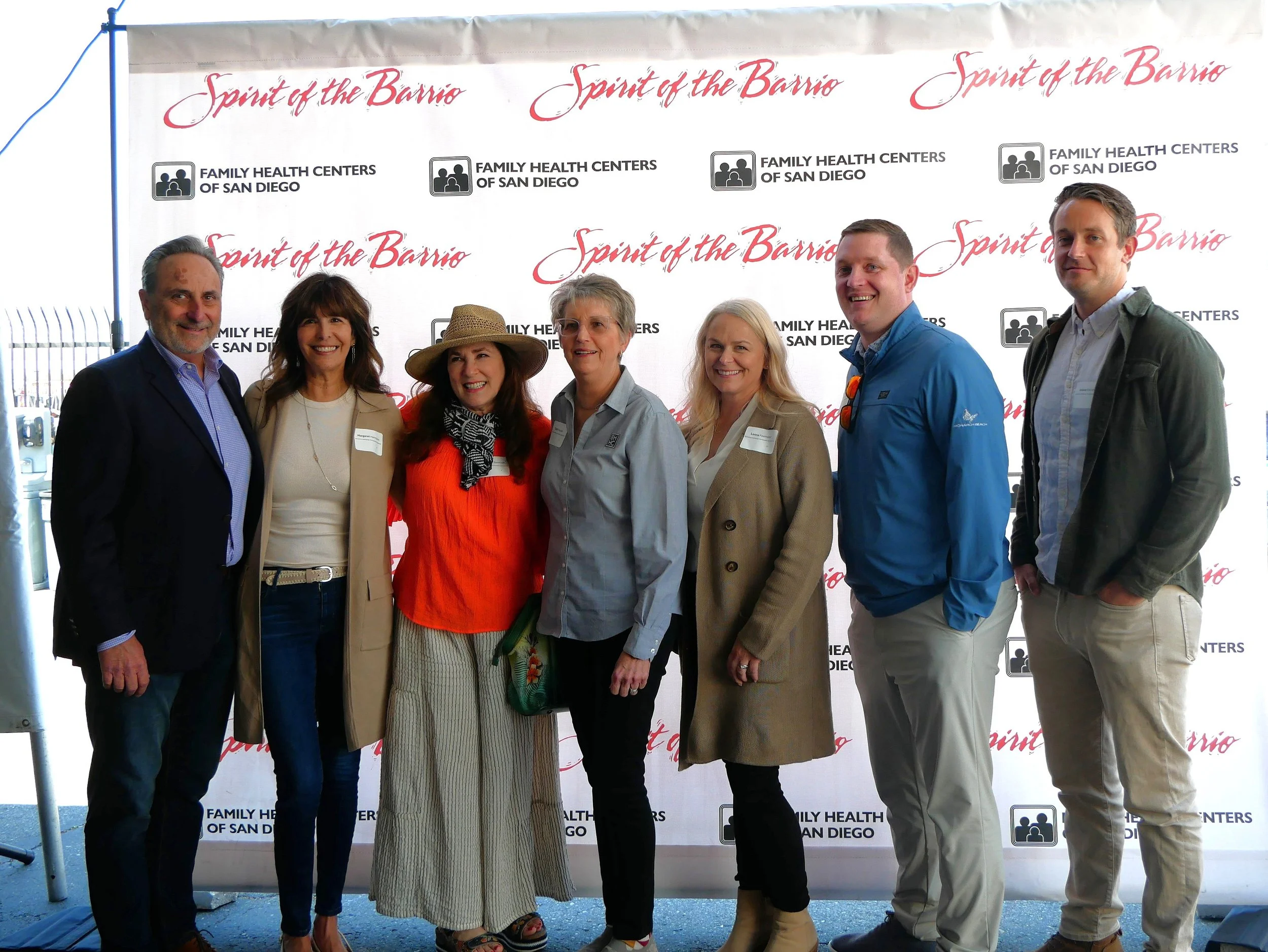  From Left: Rancho Mesa’s Dave Garcia with BHHC’s Margaret Hartmann, Katherine Berman, Cynthia Paulsen, Lonna Feemster, Tyler Michels, and Jessee Keirstead 