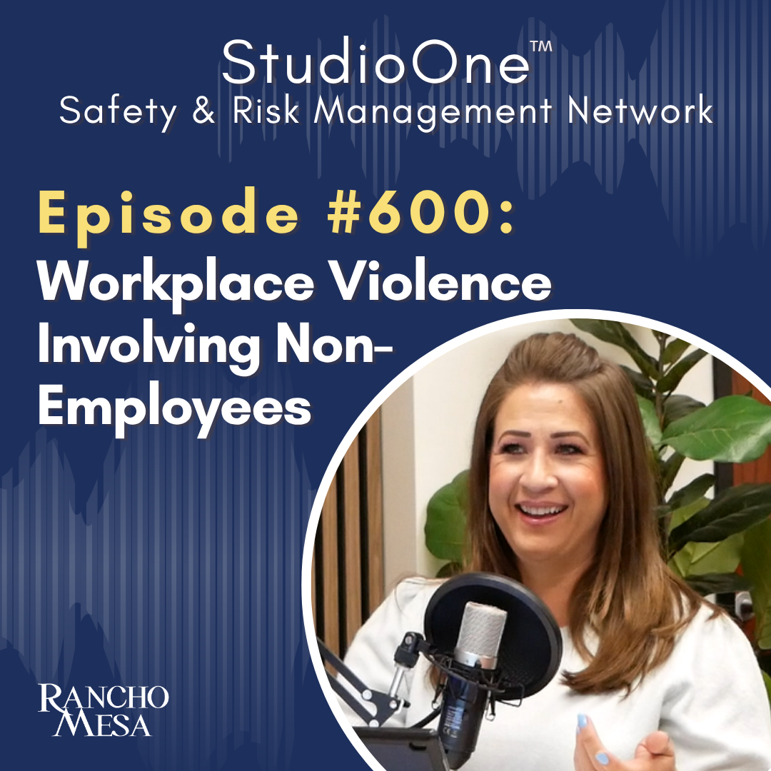 Ep. 600 Managing and Preventing Workplace Violence Involving Non-Employees