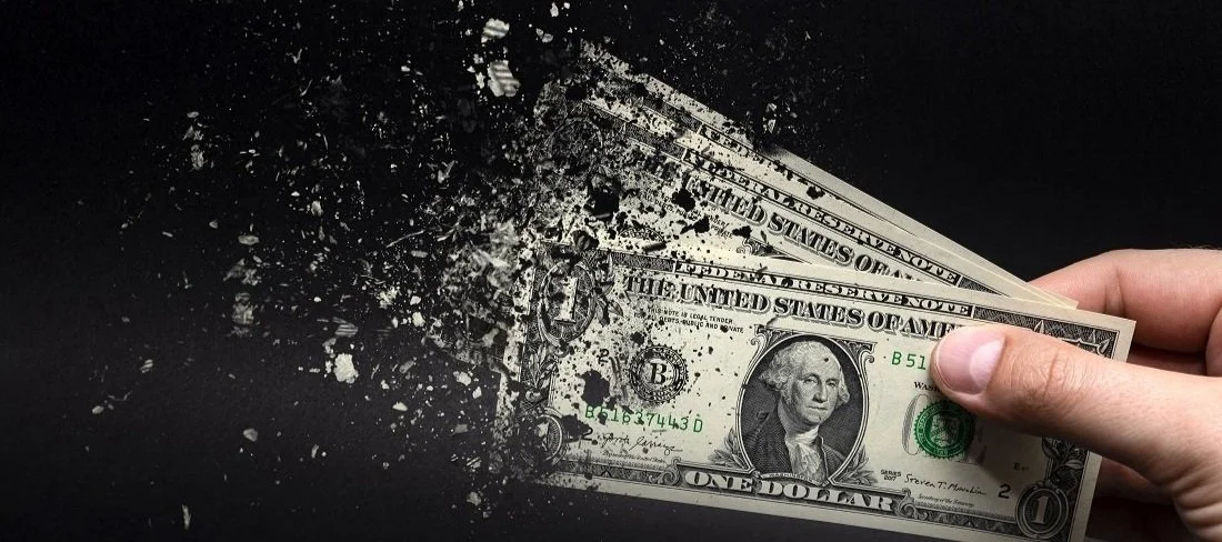 Inflation, dollar hyperinflation with black background (1100).jpg