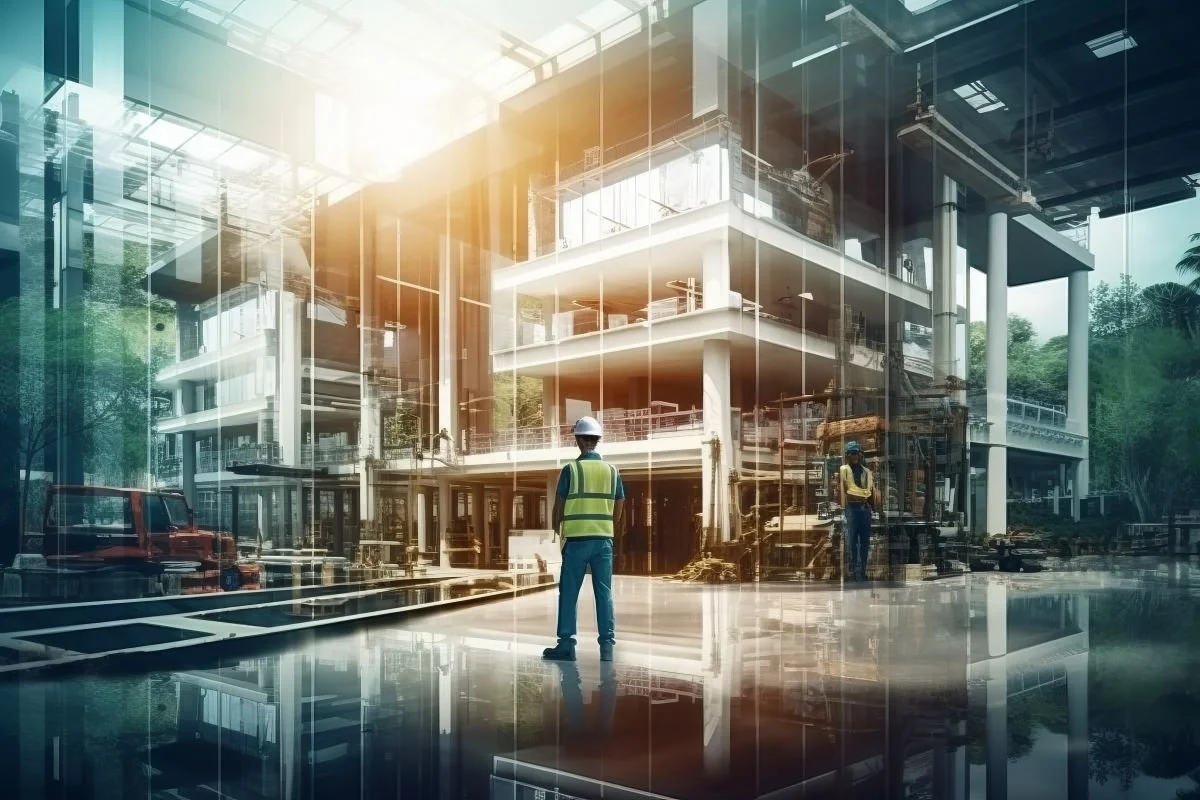Graphic design of building engineers, architect people or construction workers working.jpg