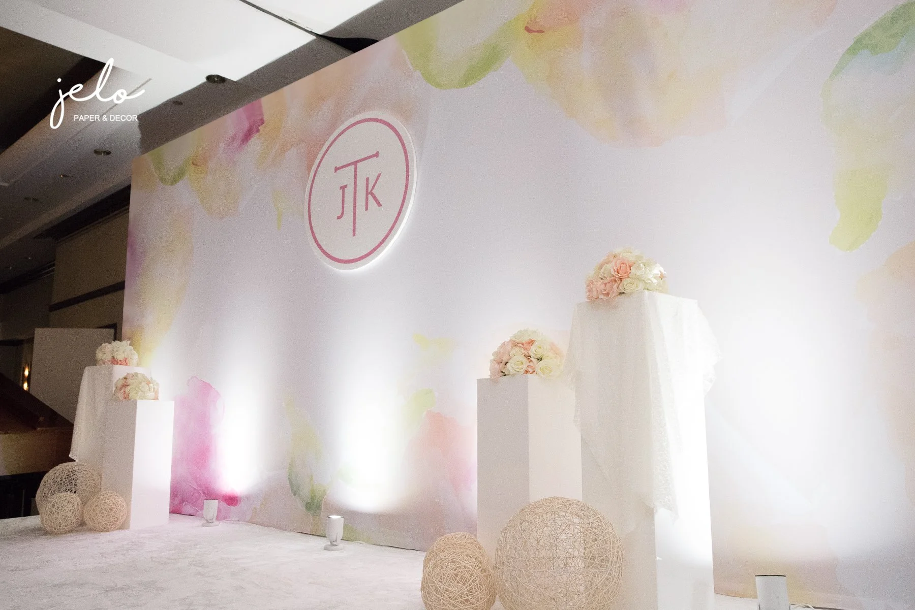 Jia + Kevin Pastel Wedding