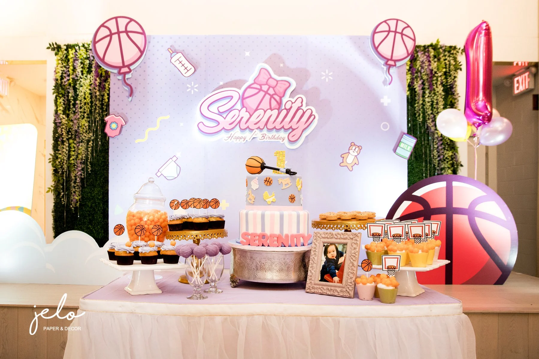 Serenity Basketball Themed Birthday