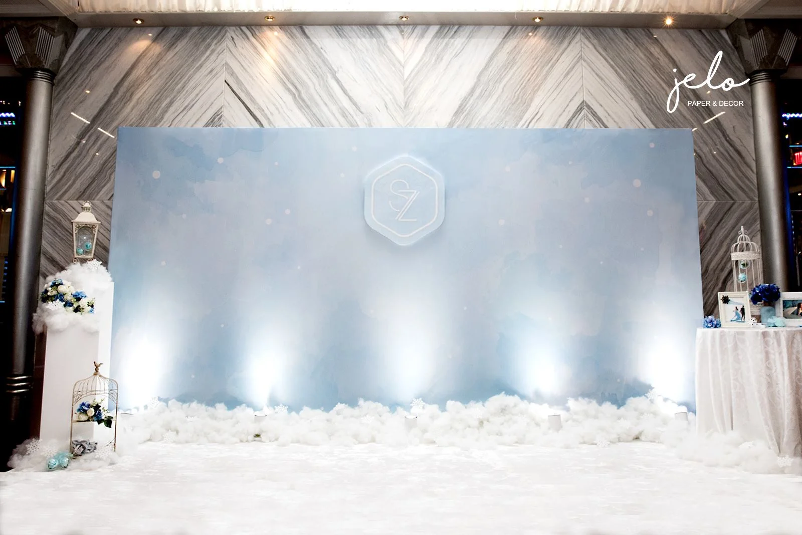 S + Z Snow Themed Wedding
