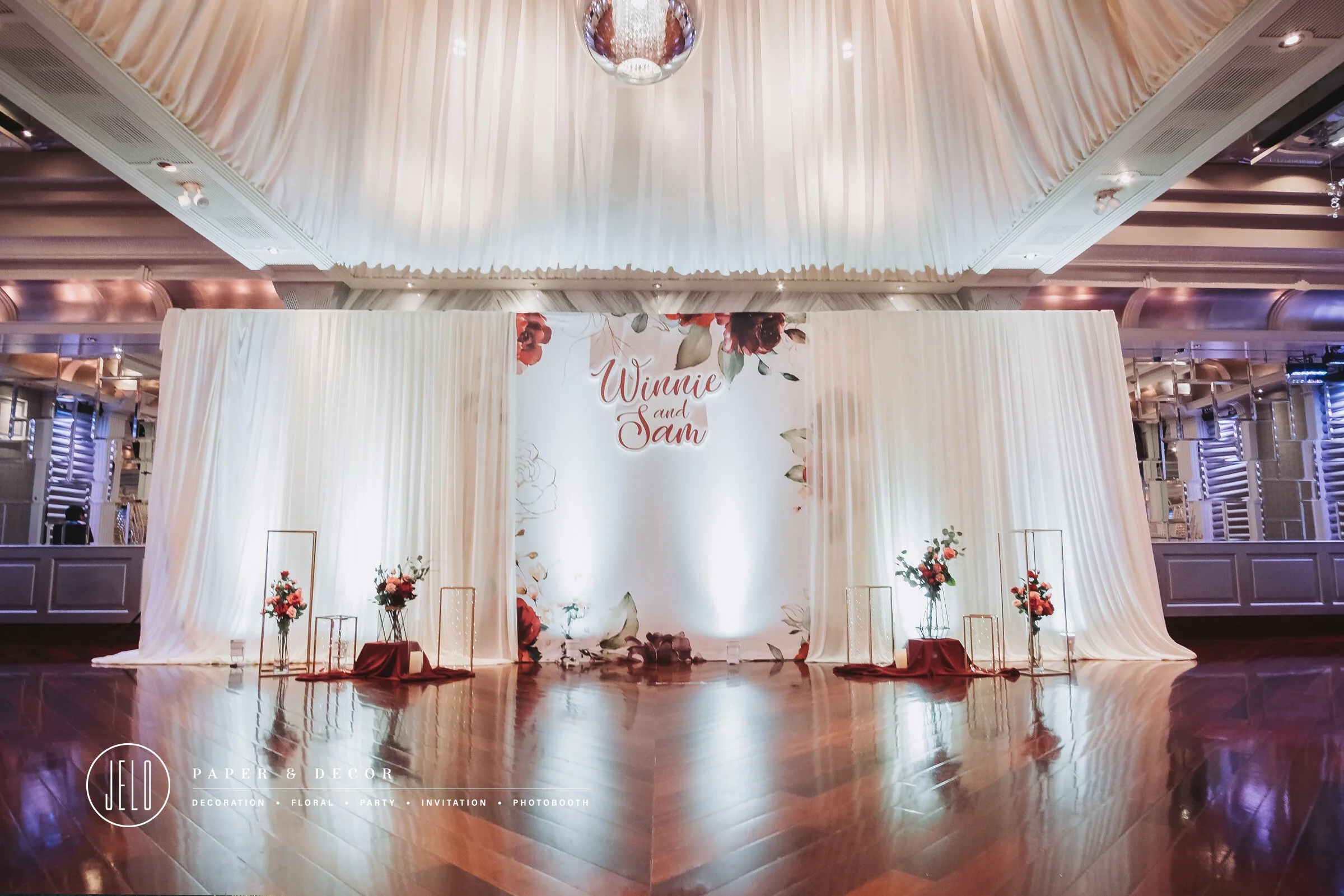 Winnie + Sam Wedding at Chateau Briand Caterers
