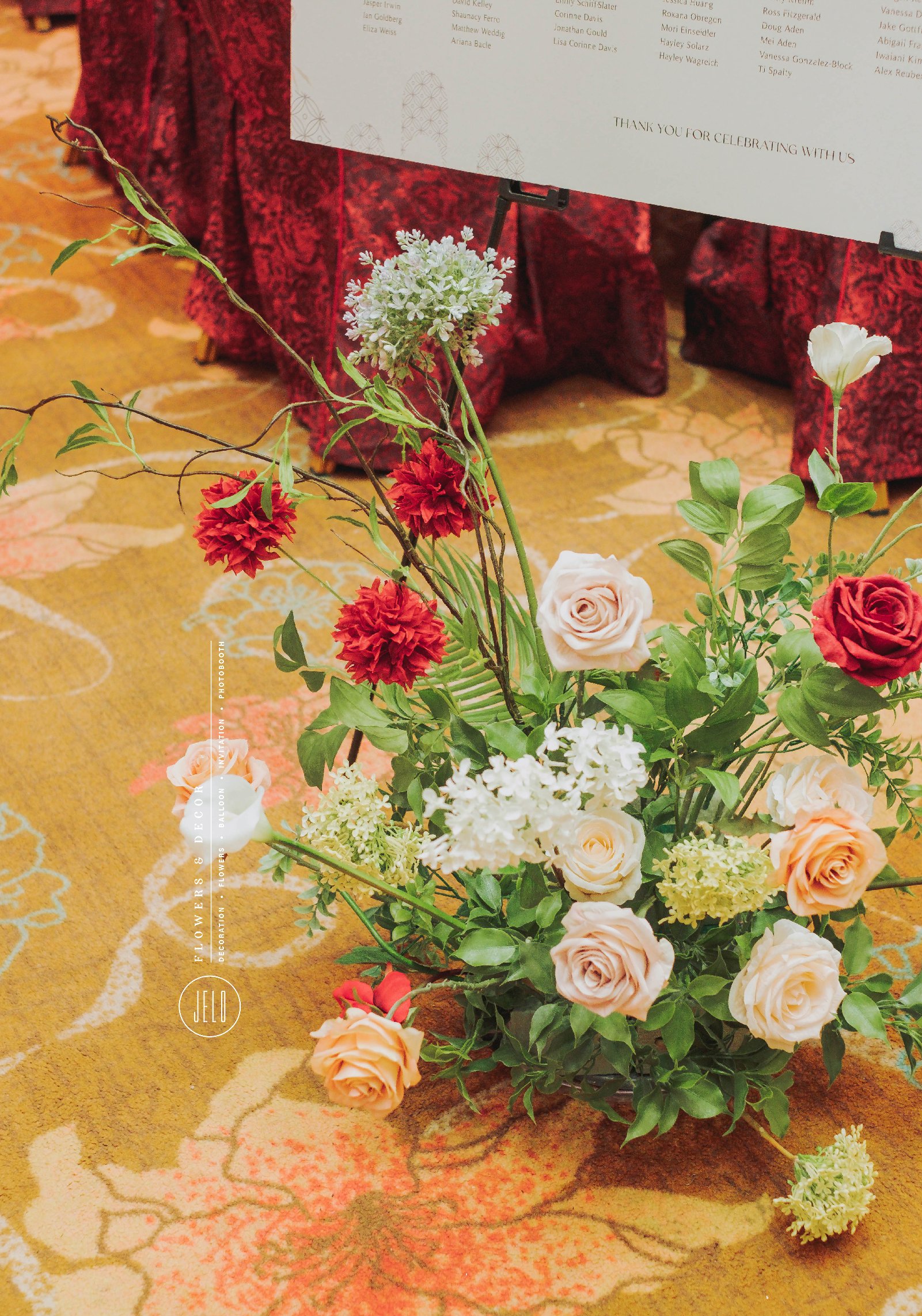 hebei huiya wedding flowers decoration with