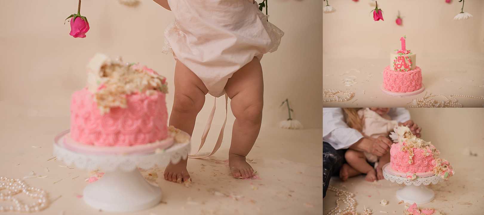 Puyallup's Professional Photographer | Amaya's Cake Smash Session