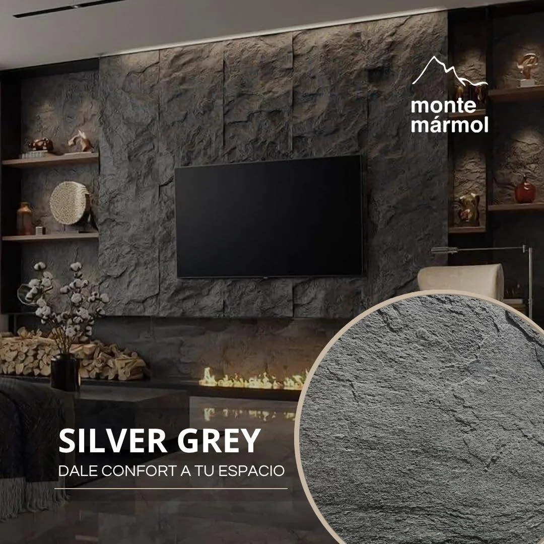 Silver Grey te da textura, car&aacute;cter y elegancia en un solo acabado.
Ideal para crear espacios modernos y acogedores.

📍 Showrooms en Escaz&uacute;  y Guanacaste
📲 Asesor&iacute;a personalizada: www.montemarmol.com

#SilverGrey #Dise&ntilde;o
