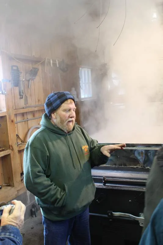 Jon Link talking about how to make real maple syrup in Taberg NY