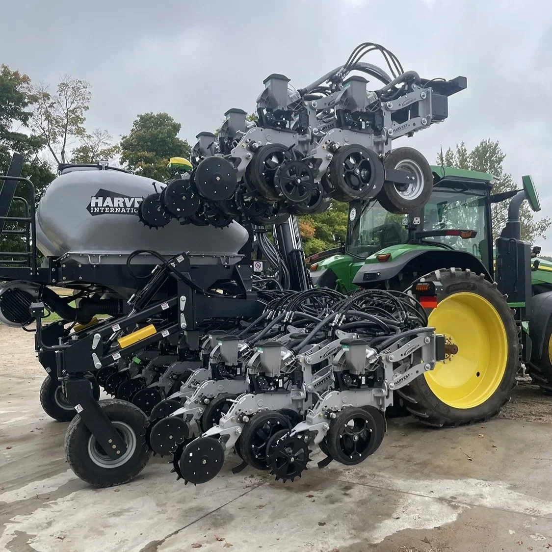 Custom Built twin row planter with Precision Planting technology.
