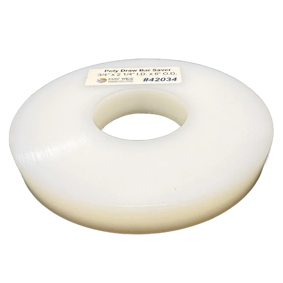 May-Wes MW42034 draw bar saver, 3/4" thick with 2-1/4" ID and 6" OD