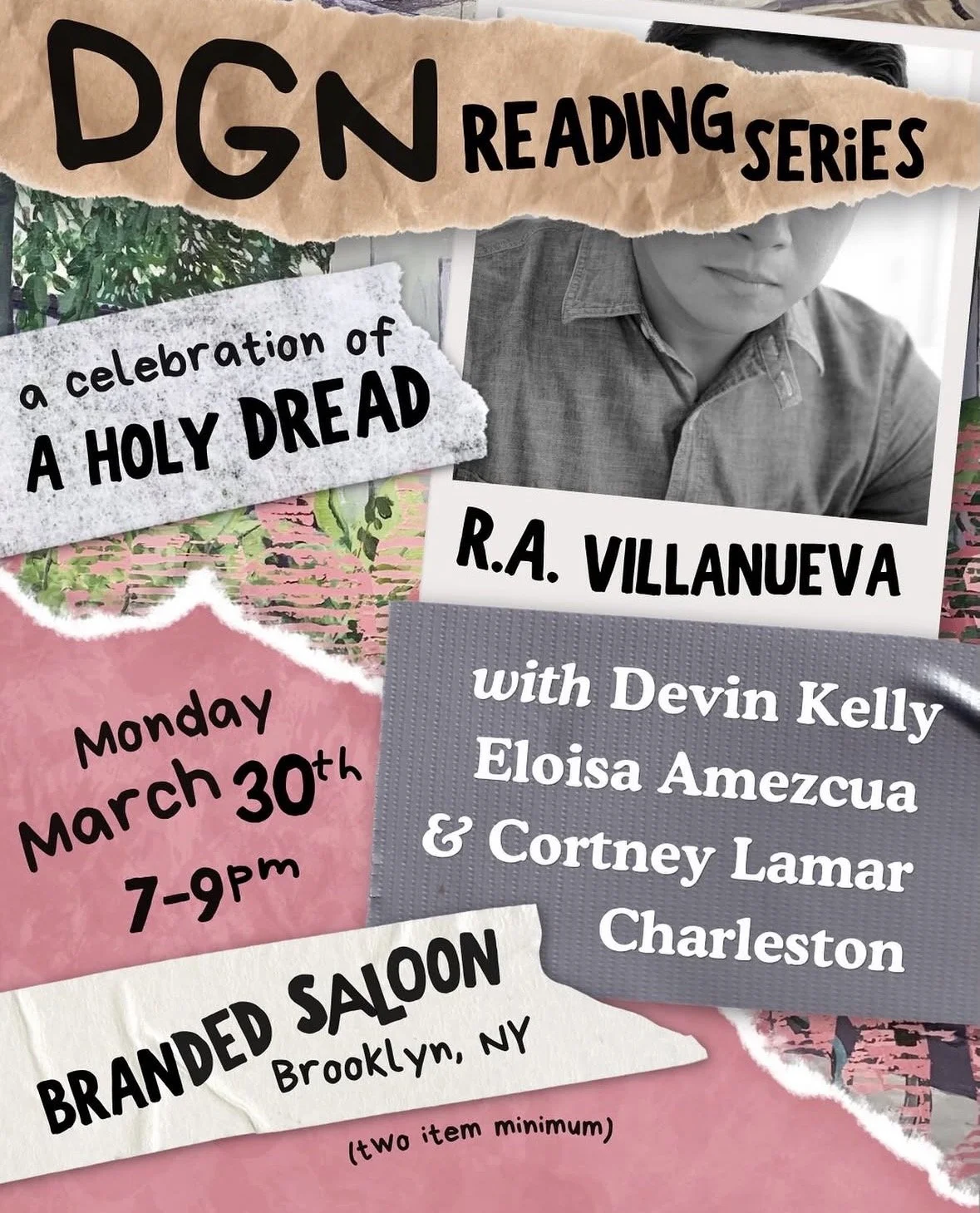 DGN Reading Series: A Celebration of R.A. Villanueva's A HOLY DREAD