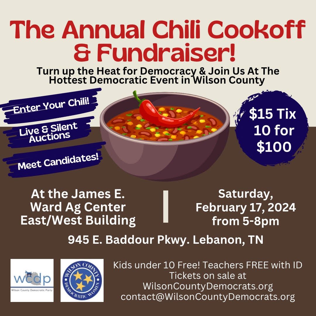 Annual Chili Cookout & Fundraiser