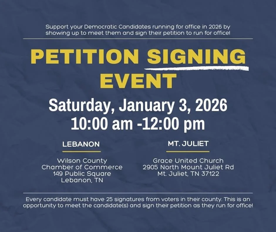 Petition Signing Event! 
