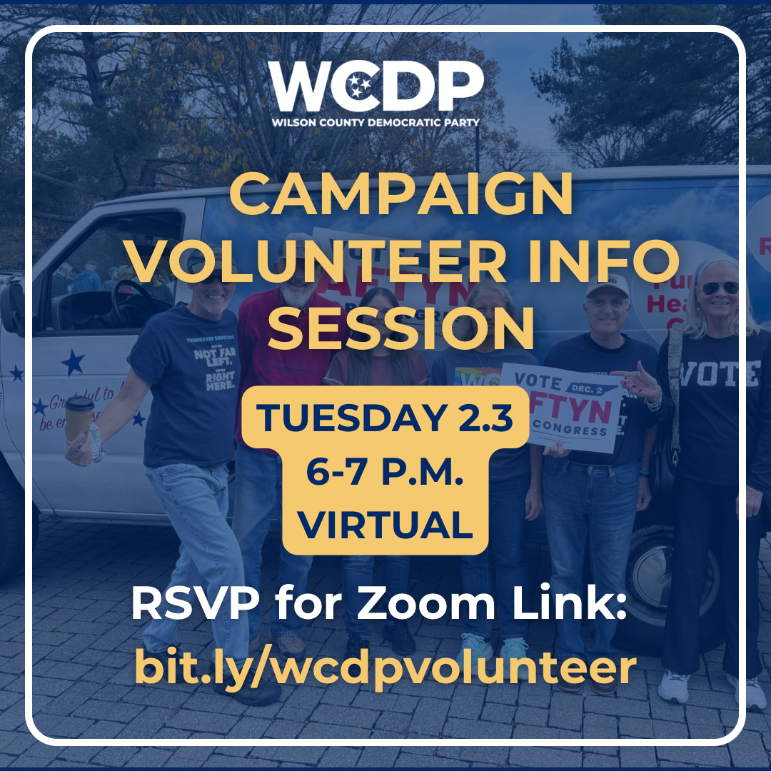 Campaign Volunteer Info Session