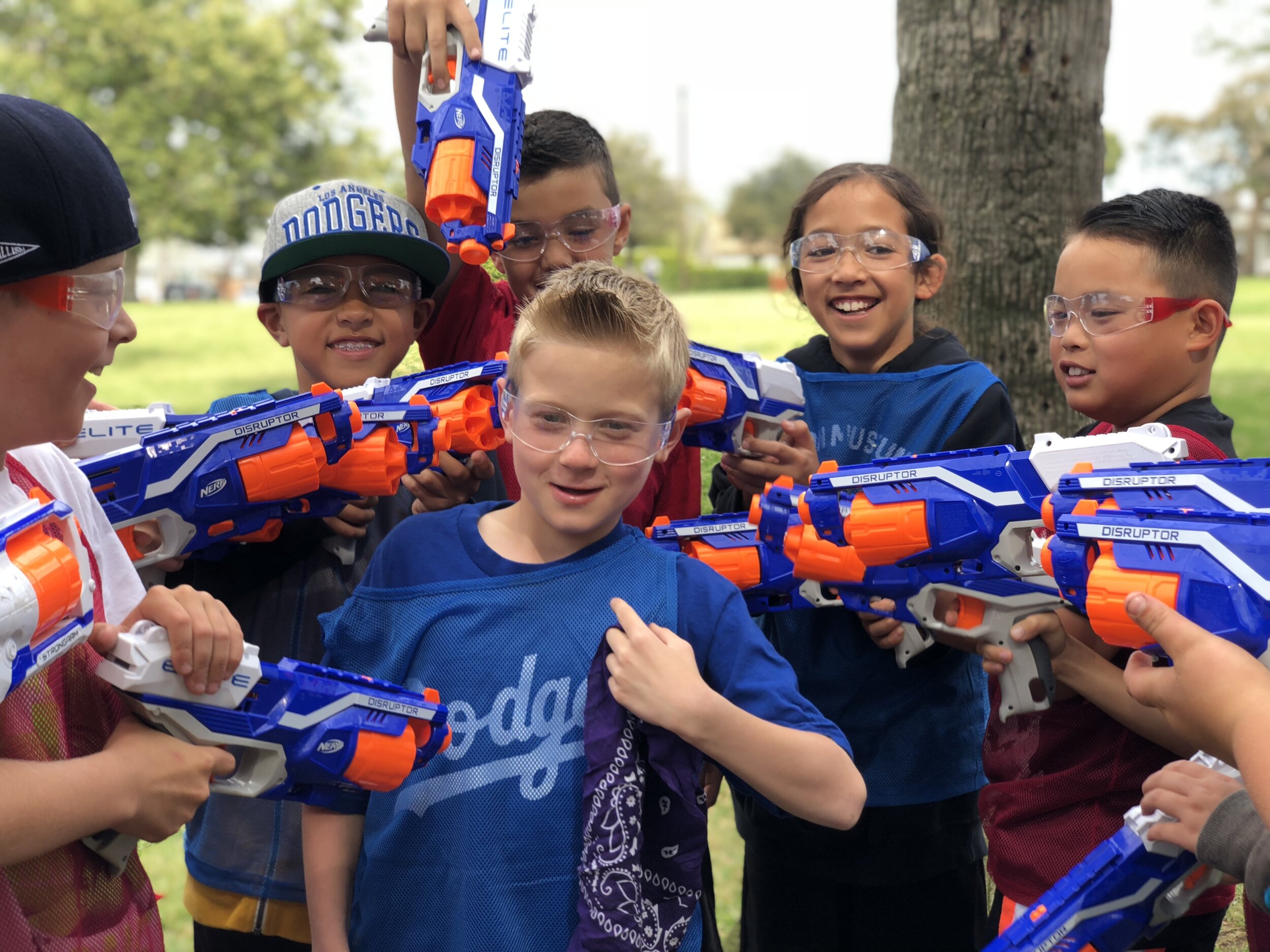 nerf battle kids