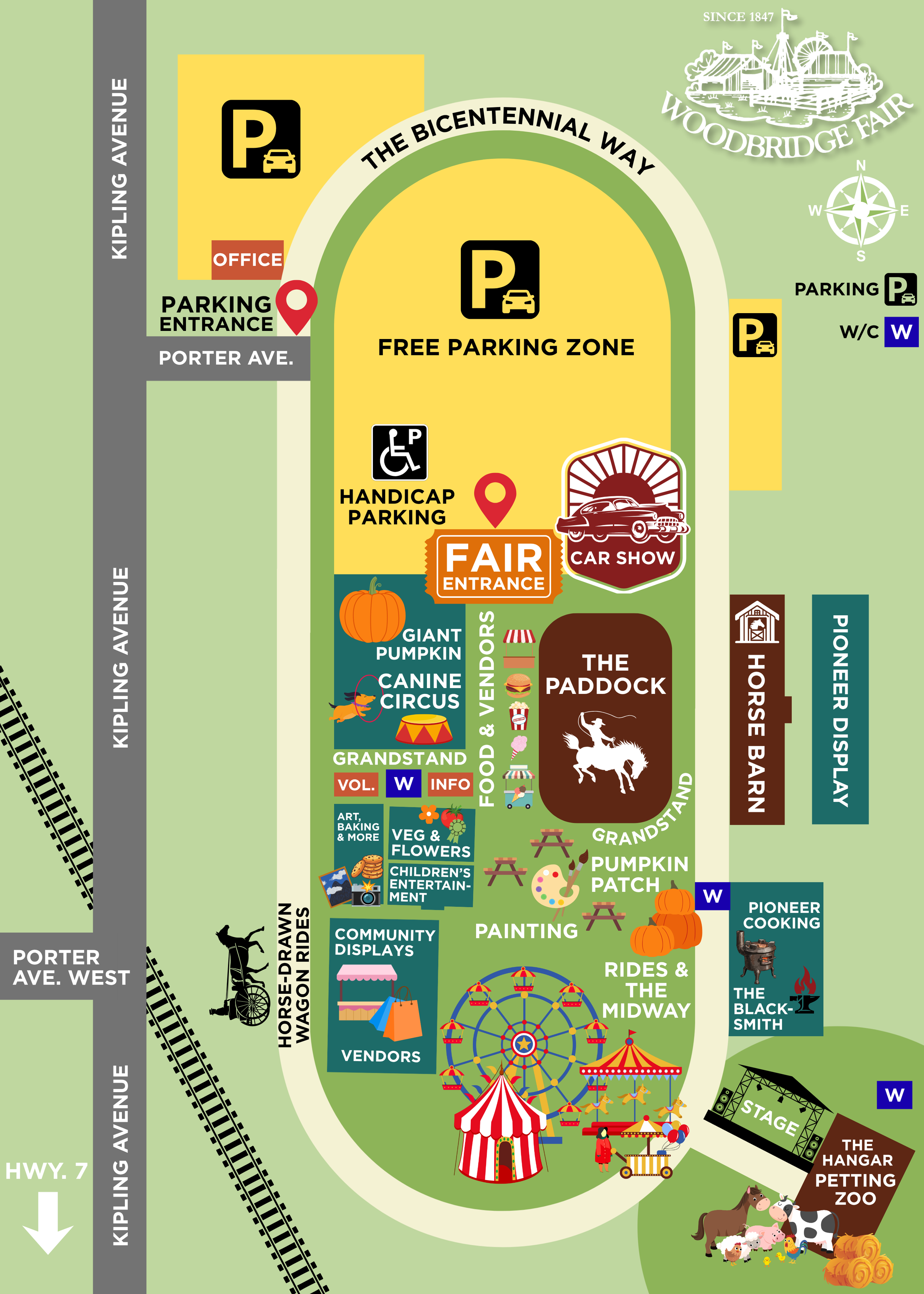 Fair Map — Woodbridge Fall Fair & Agricultural Society